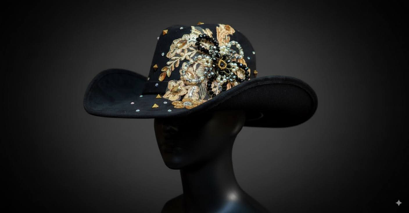 Sombrero Flor de Medianoche