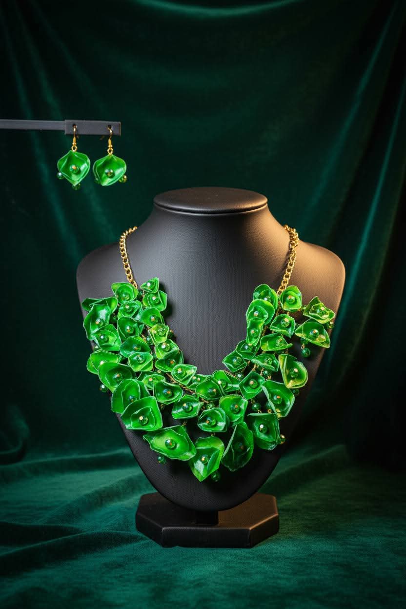 Hojas de Jade Brillante